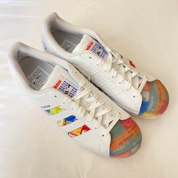 Adidas Originals Superstar GX2717 Men\'s Shoes Sneakers White Size 9 main image 13